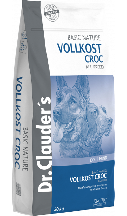 

Сухой корм для активных собак всех пород Dr.Clauder’s Basic Nature Vollkost Croc 20 кг