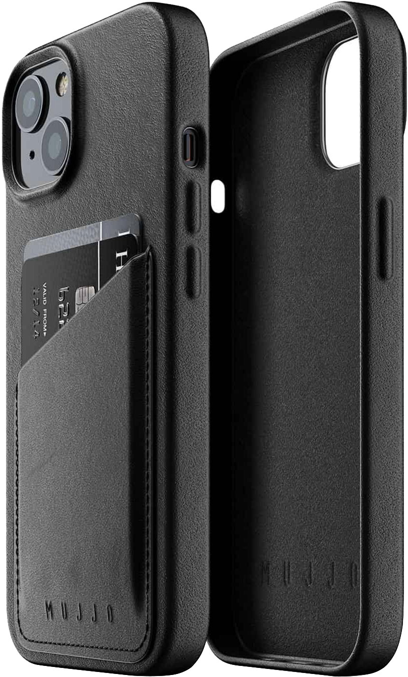 

Панель Mujjo Wallet Full Leather для Apple iPhone 13 Black (MUJJO-CL-022-BK)