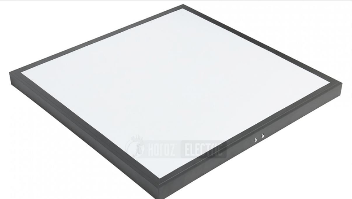 

Светильник светодиодный накладной Horoz Electric 600*600 SMD LED "PULSAR-48" 48W 6400K черный