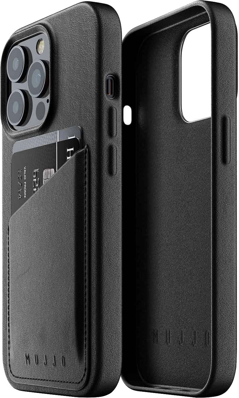 

Панель Mujjo Wallet Full Leather для Apple iPhone 13 Pro Black (MUJJO-CL-016-BK)
