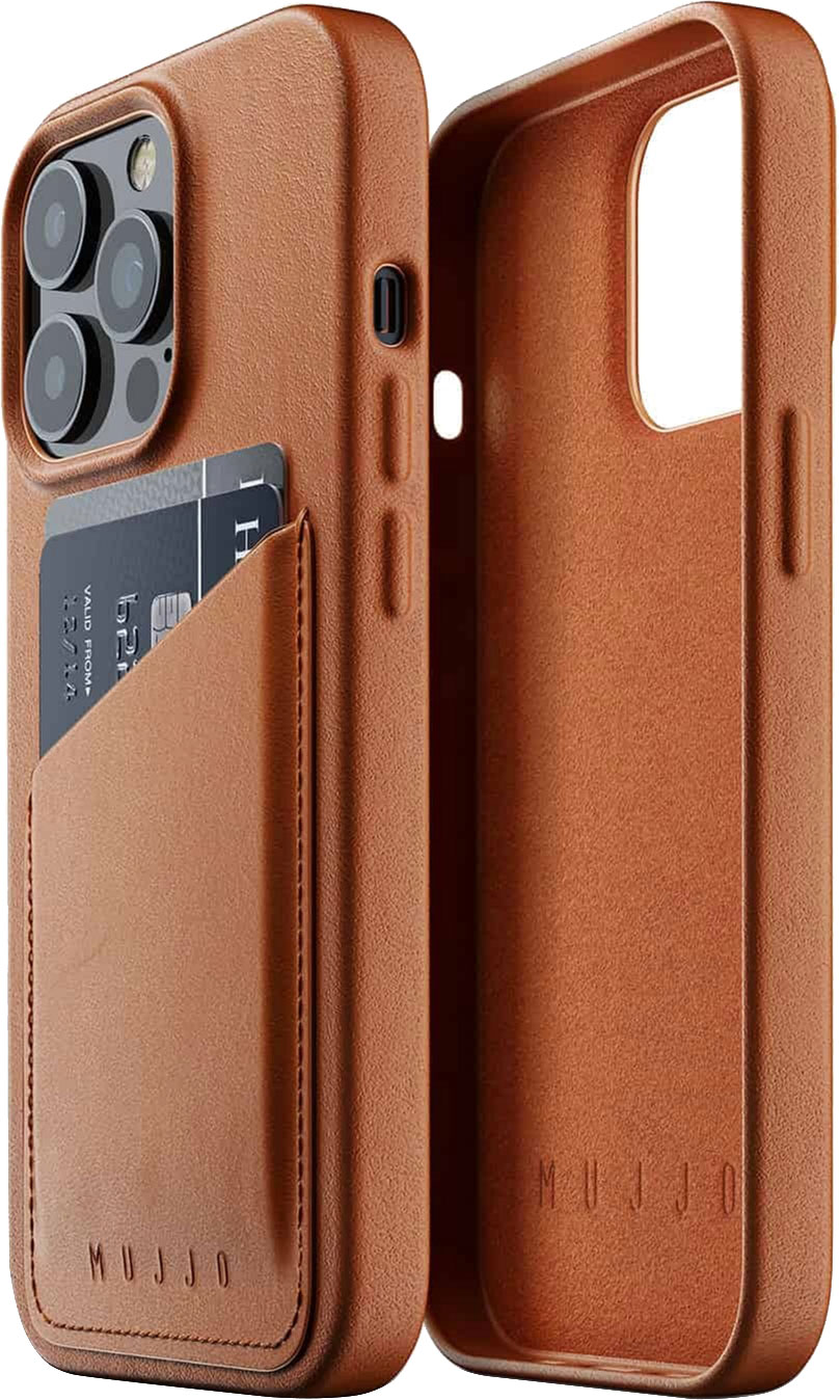 

Панель Mujjo Wallet Full Leather для Apple iPhone 13 Pro Tan (MUJJO-CL-016-TN)