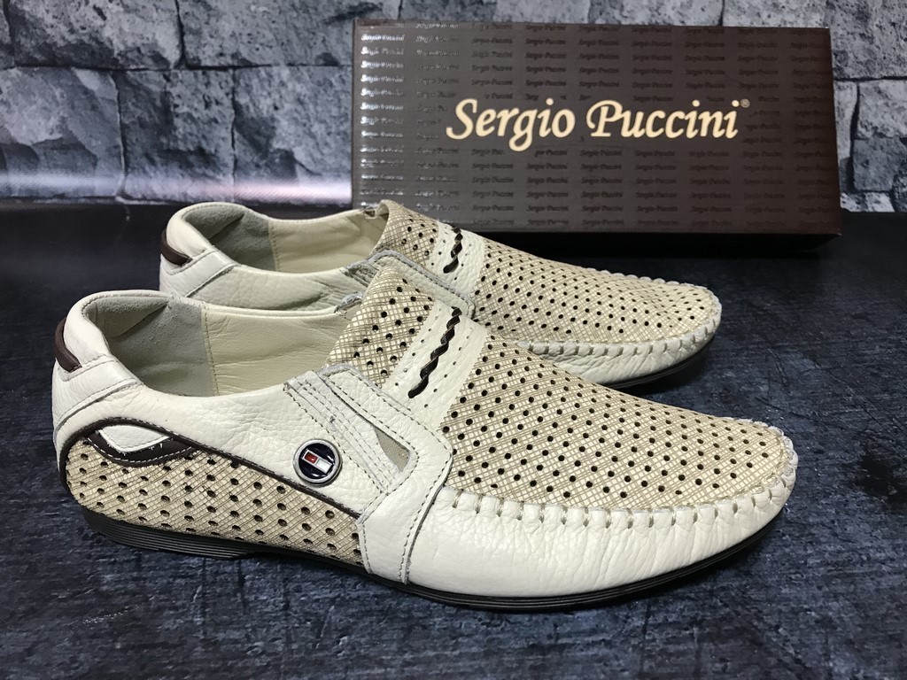 

Мокасины Sergio Puccini 9039/649 39 (27 см) Бежевые