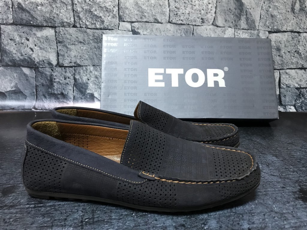 

Мокасины Etor 11397 40 (26.5 см) Синие