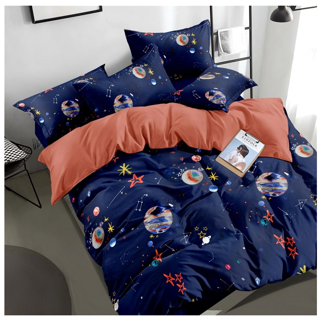 

Постельное белье MirSon Сатин Premium 22-1256 Kingfisher King Size