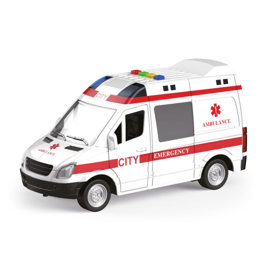 

Машина Wenyi инерционная Скорая помощь со звуком и светом 116 (WY-590A)