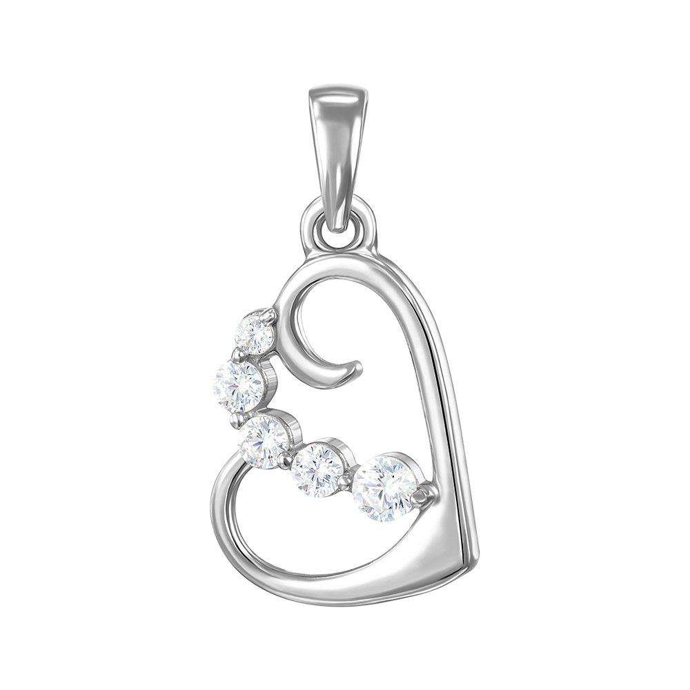 

Серебряная подвеска с фианитами 000150692