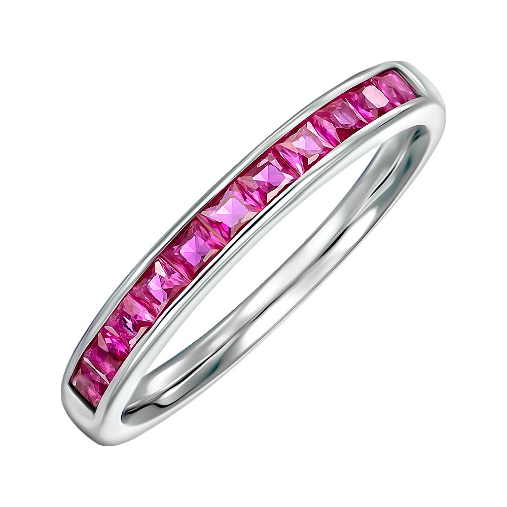 

Серебряное кольцо с фианитами 000152253 15.5 размера