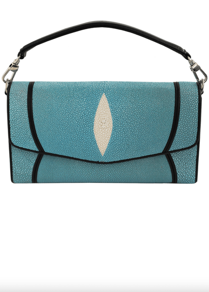 

Клатч из кожи морского ската Ekzotic Leather (sb 52) Голубой