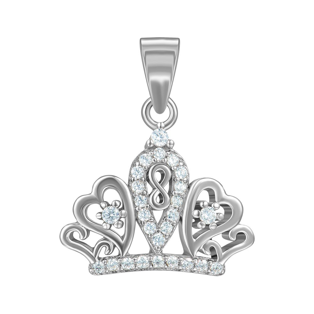 

Серебряная подвеска с фианитами 000151805