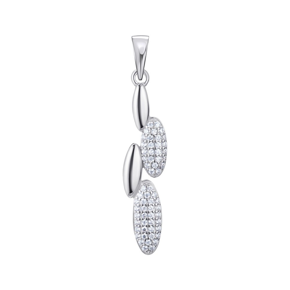 

Серебряная подвеска с фианитами 000149557