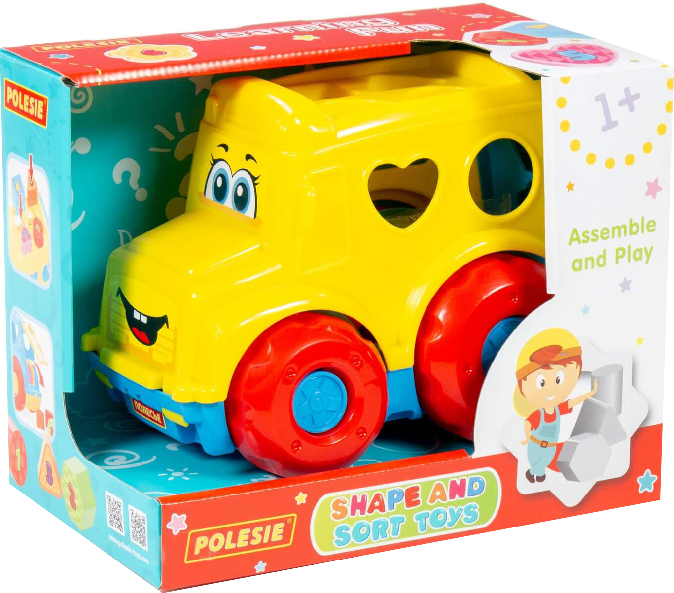 

Игрушка развивающая Polesie (Полесье) Автобус в коробке (4810344089113)