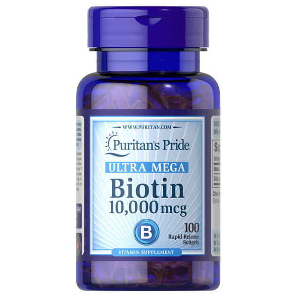 

Витамины Puritan's Pride Biotin 10 000 мкг 100 капсул