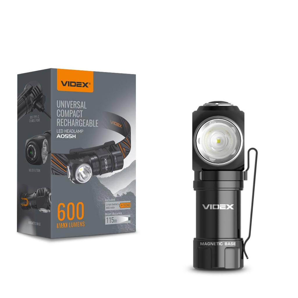 

Фонарь Videx 600Lm 5700K (VLF-A055H)