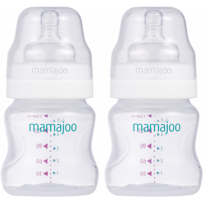 

Бутылочка для кормления Mamajoo Набор Silver 150 мл х 2 шт (8697767121653)