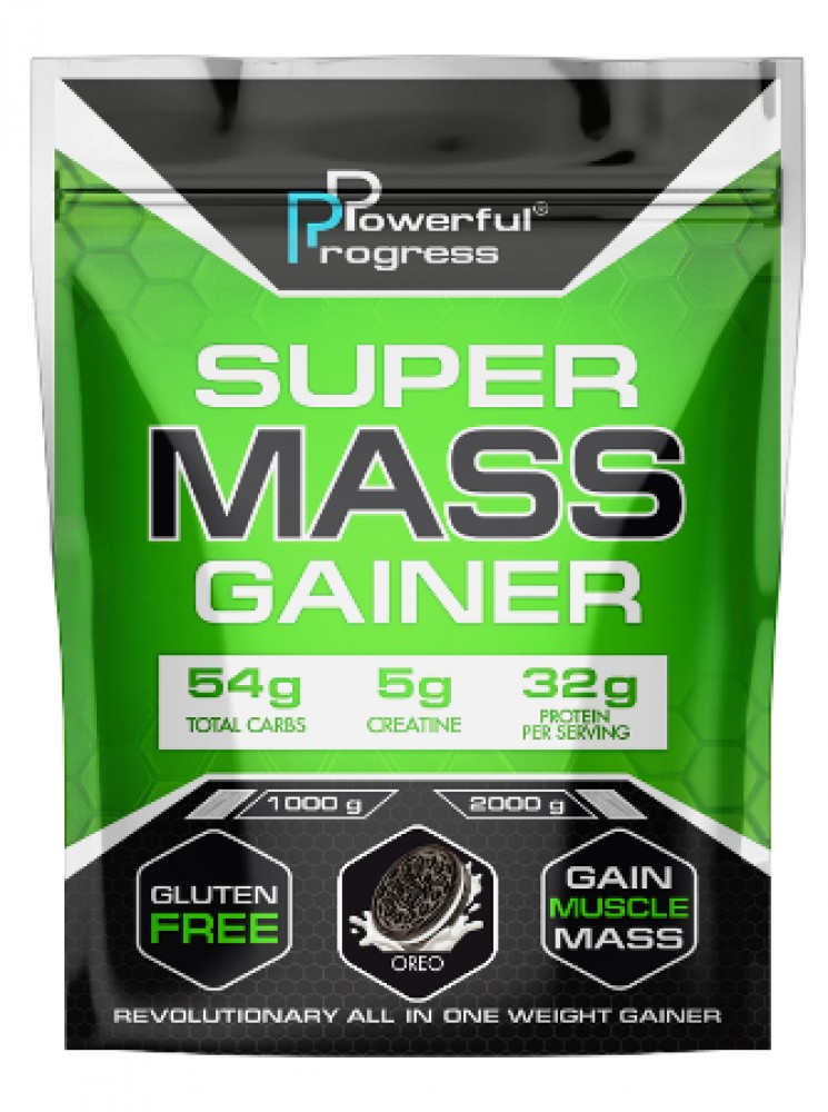 

Гейнер Powerful Progress Super Mass Gainer 4000g Oreo