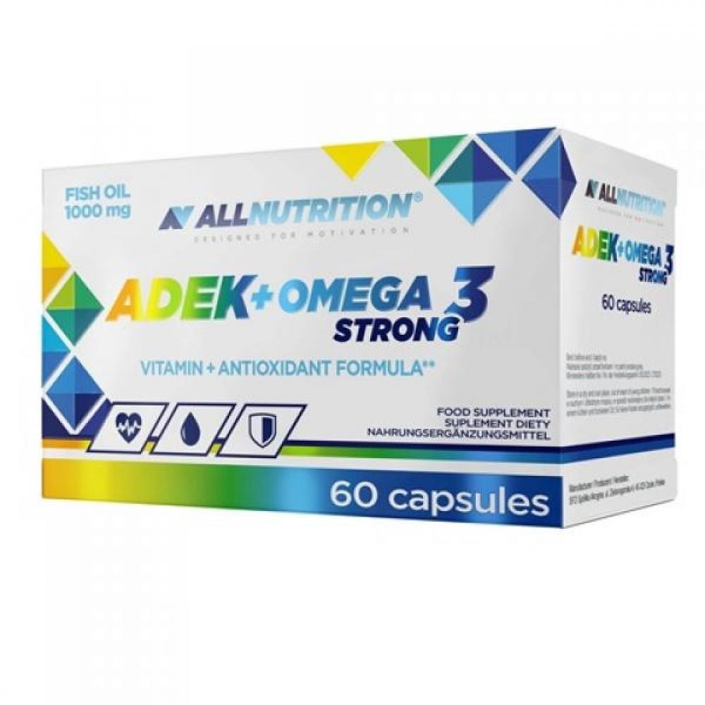 

Жирные кислоты Allnutrition ADEK + Omega 3 Strong 60 caps