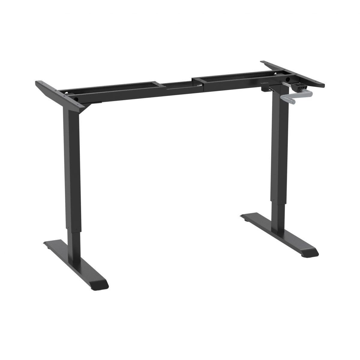 

Стол Monotable Manual c ручной регулировкой по высоте без столешницы ( черный )