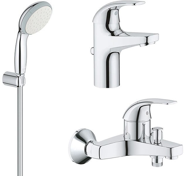 

Набор смесителей GROHE Start Curve 126746 (23805000+23768000+26198000)