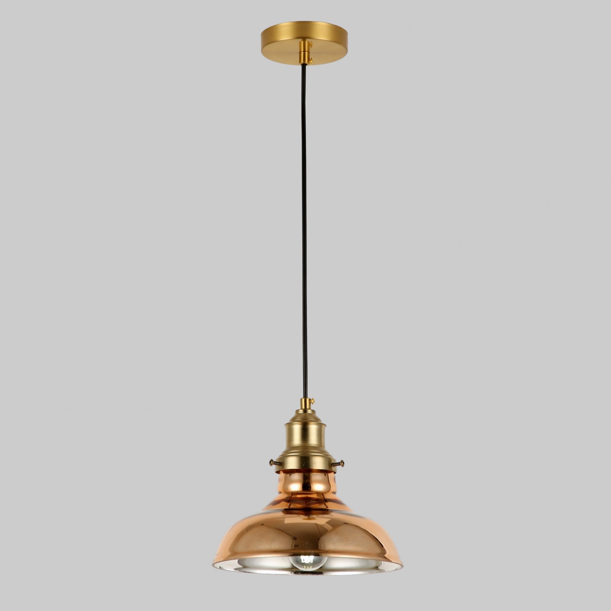 

Люстра LEVISTELLA Glass Bell подвесная медная 12 см