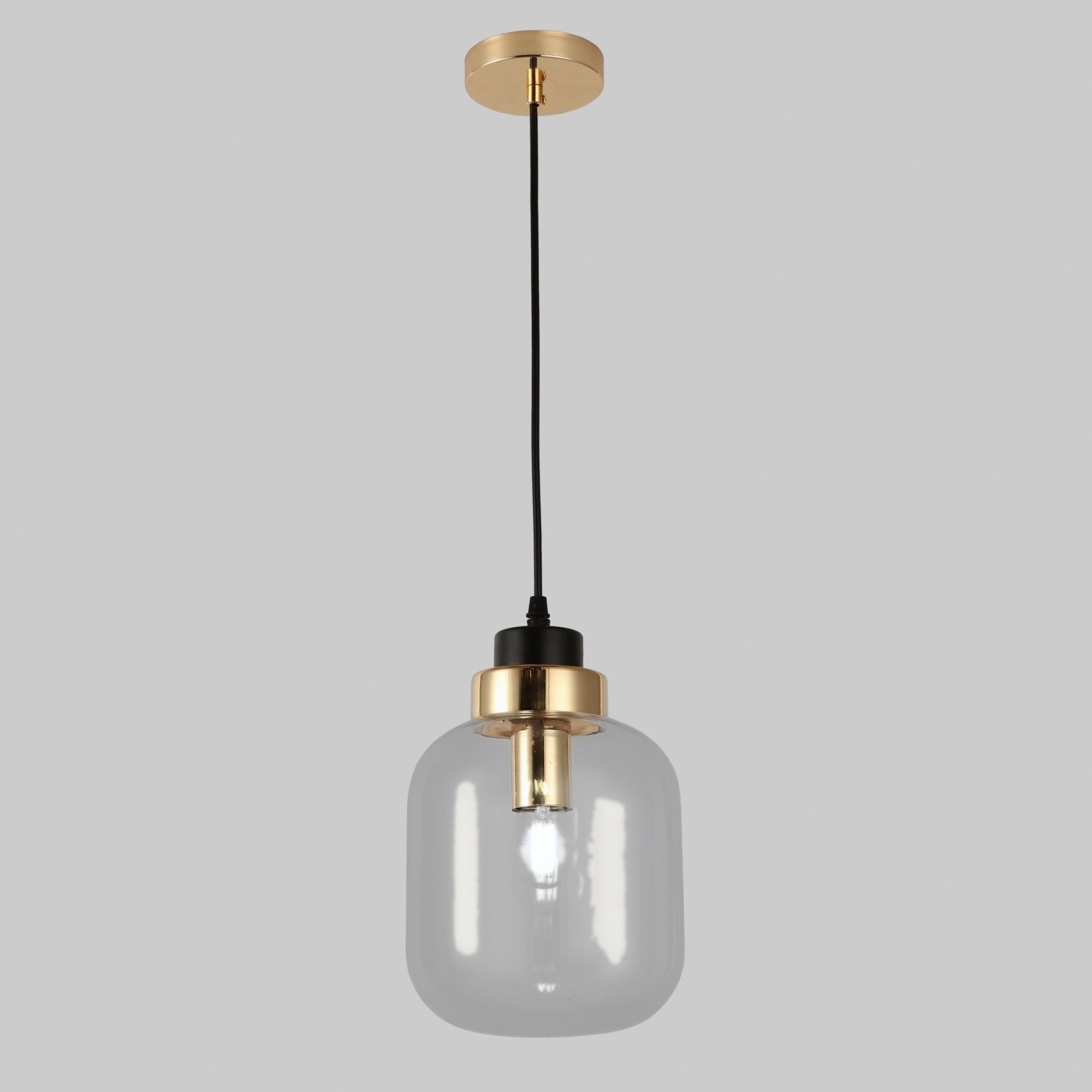 

Люстра LEVISTELLA Glass Ellipse подвесная прозрачная 23 см