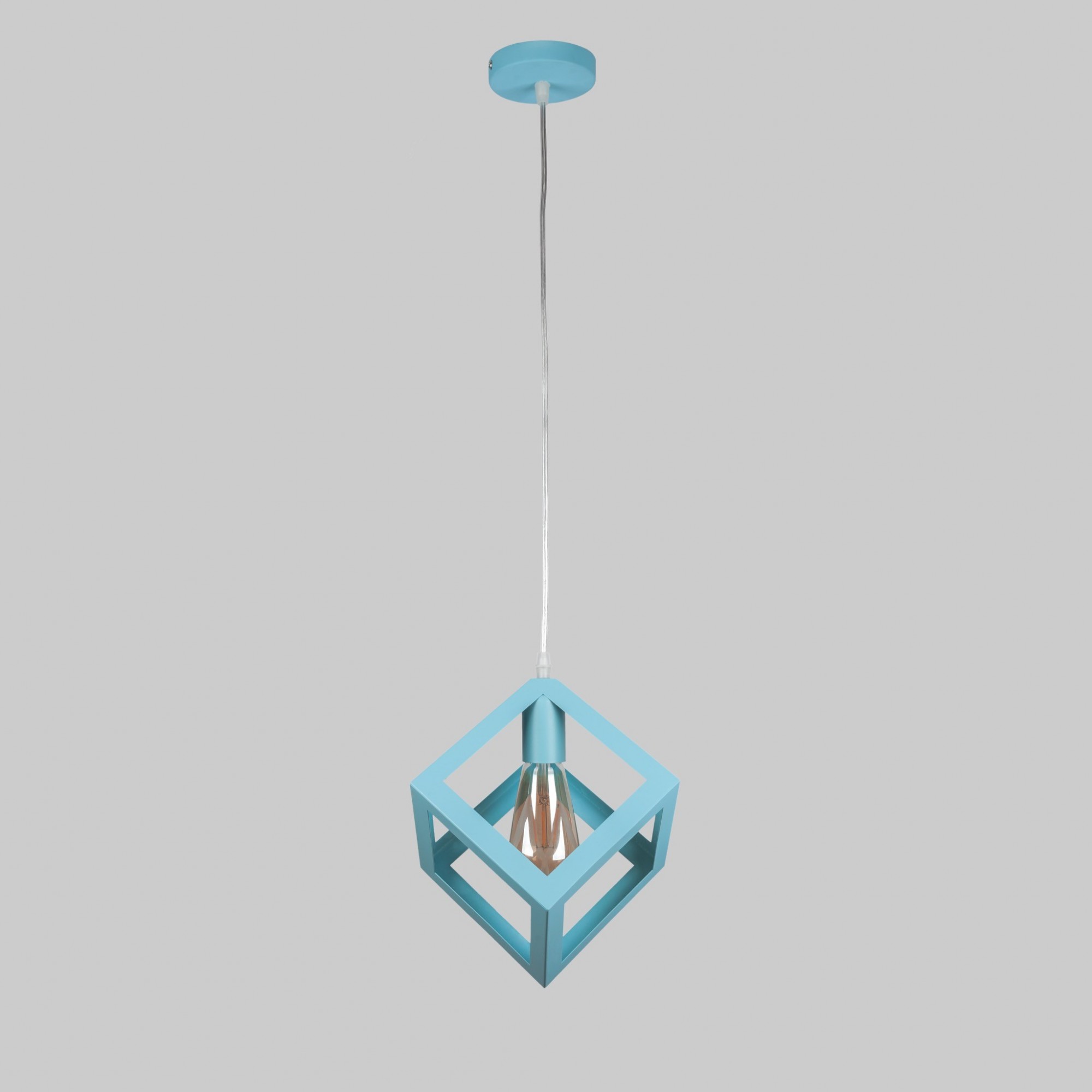 

Люстра LEVISTELLA Cube голубая