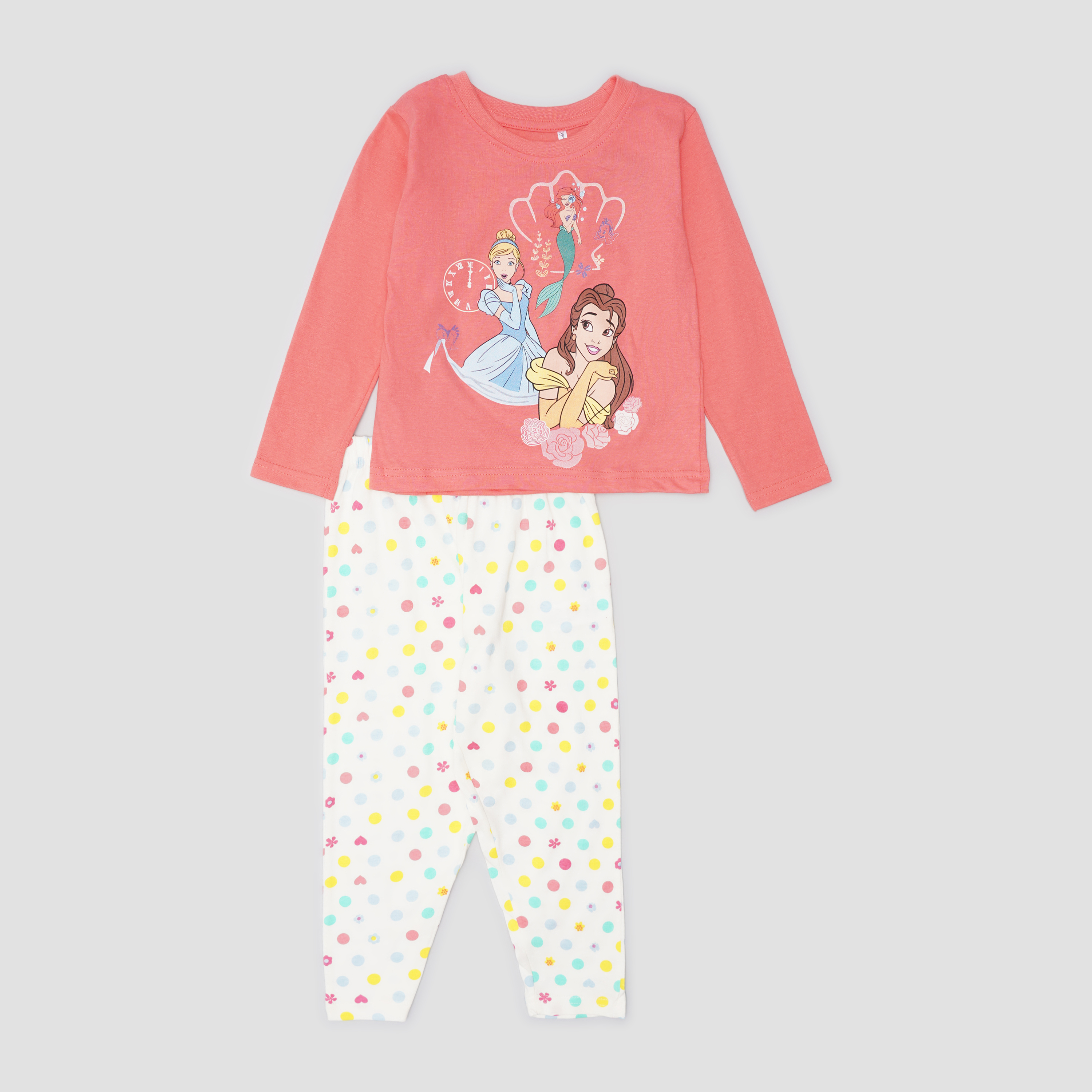 Акція на Пижама (футболка с длинными рукавами + штаны) Disney Princess 2200007685 116 см Бежевая (8445484018578) від Rozetka UA