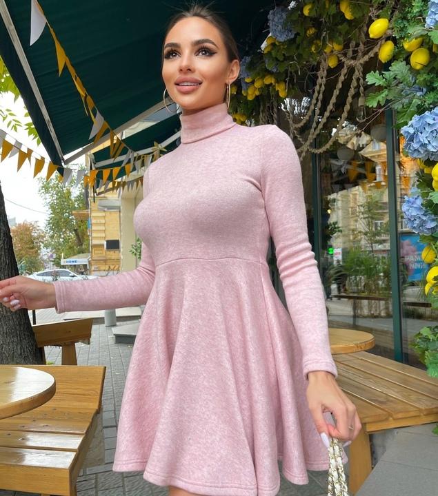 

Платье G&M k-85278 - Размер цвет пудра, Платье G&M k-85278 42-44 Размер цвет пудра