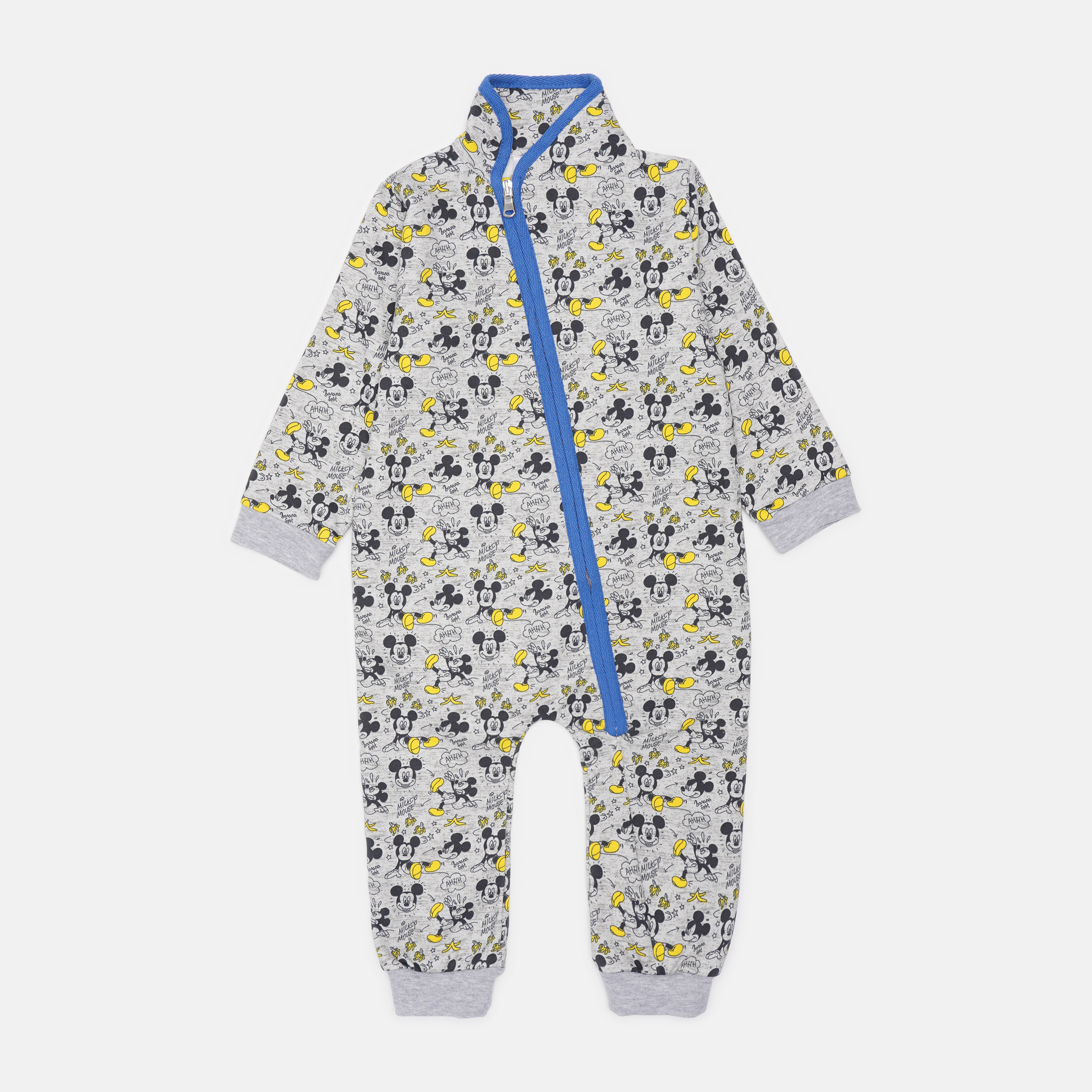

Комбинезон-слип утепленный Disney Микки Маус MC18339 86-92 см Cерый