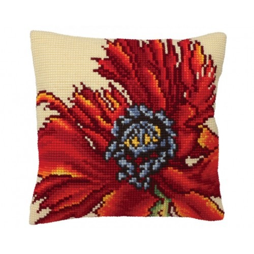 

Подушка для вышивания крестом Collection D'Art 5167 "Flaming Red"