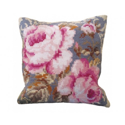 

Подушка для вышивания крестом Collection D'Art 5052 "Timeless Pinks"
