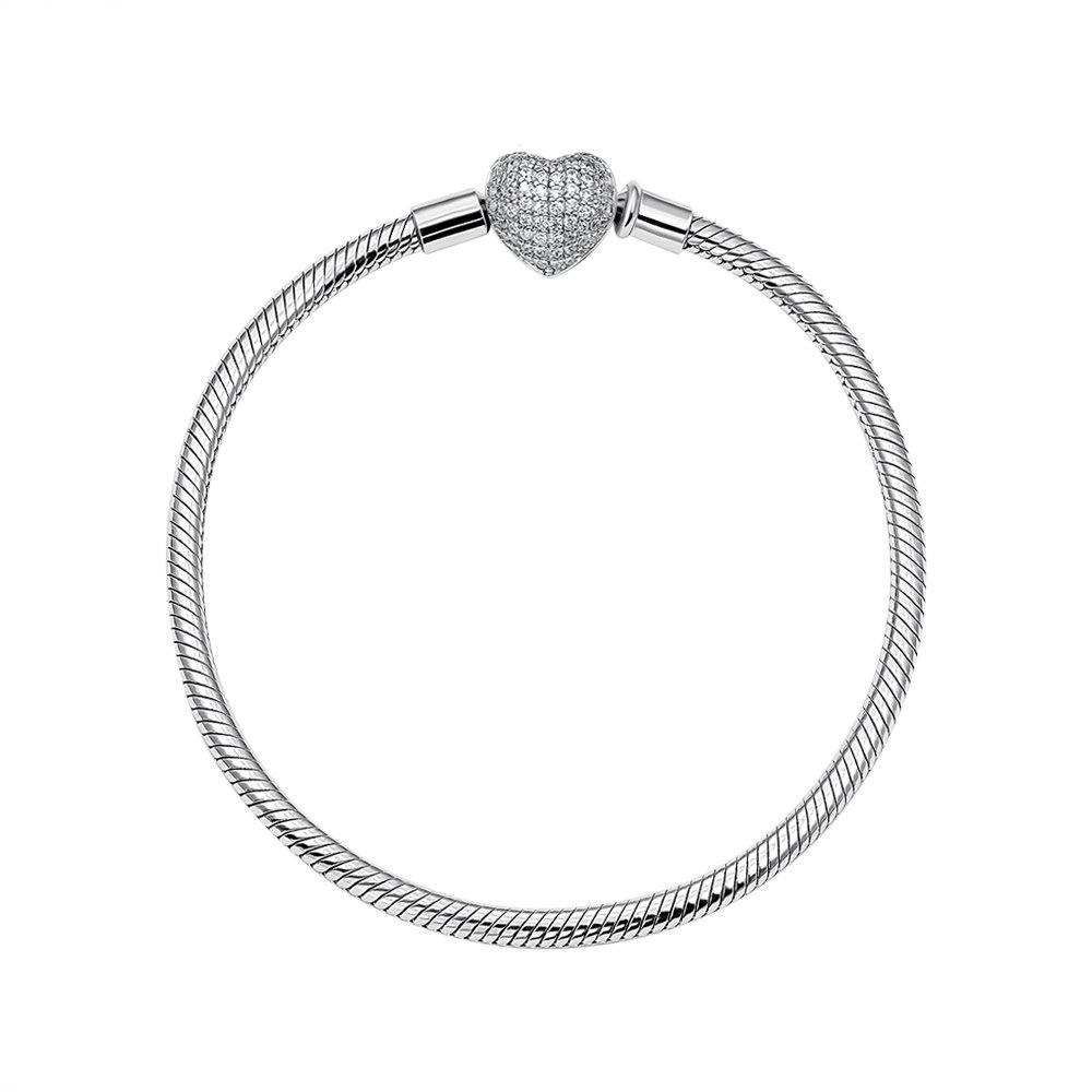 

Серебряный браслет с фианитами 000152161 19.5 размера