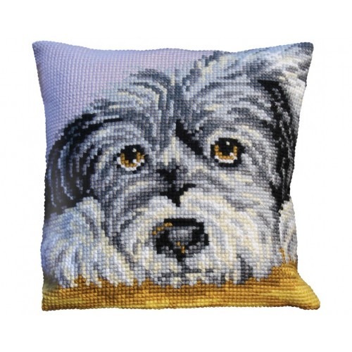 

Подушка для вышивания крестом Collection D'Art 5084 "True-hearted"