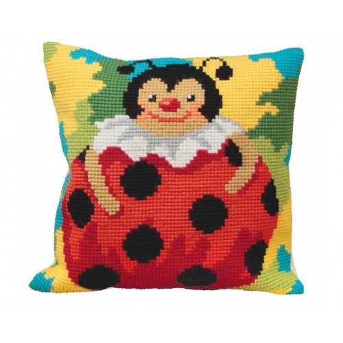 

Подушка для вышивания крестом Collection D'Art 5034 "Lady Love"