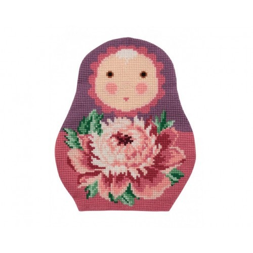 

Подушка для вышивания крестом Collection D'Art 5041 "Honey Bun"