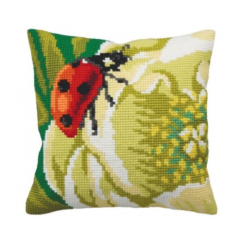 

Подушка для вышивания крестом Collection D'Art 5172 "Lady bug"