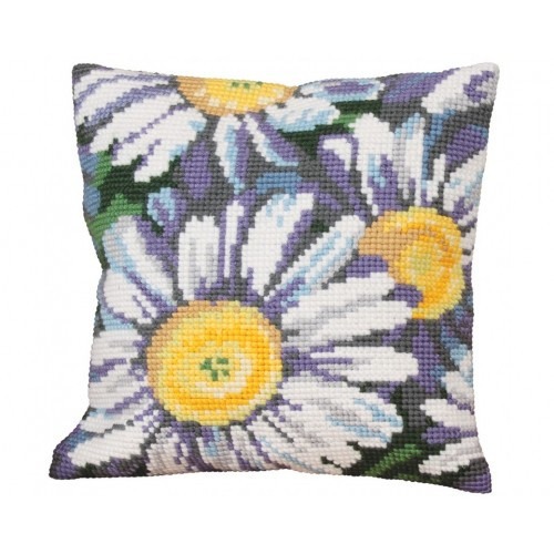 

Подушка для вышивания крестом Collection D'Art 5109 "Sunshine Daisies"