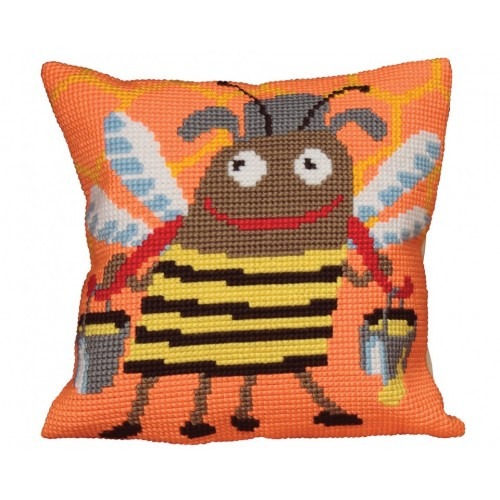 

Подушка для вышивания крестом Collection D'Art 5021 "Mr. Honey Man"