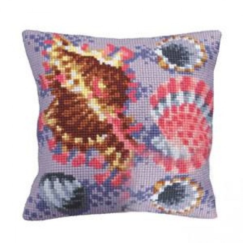 

Подушка для вышивания крестом Collection D'Art 5153 "Pastel Fossil Left"