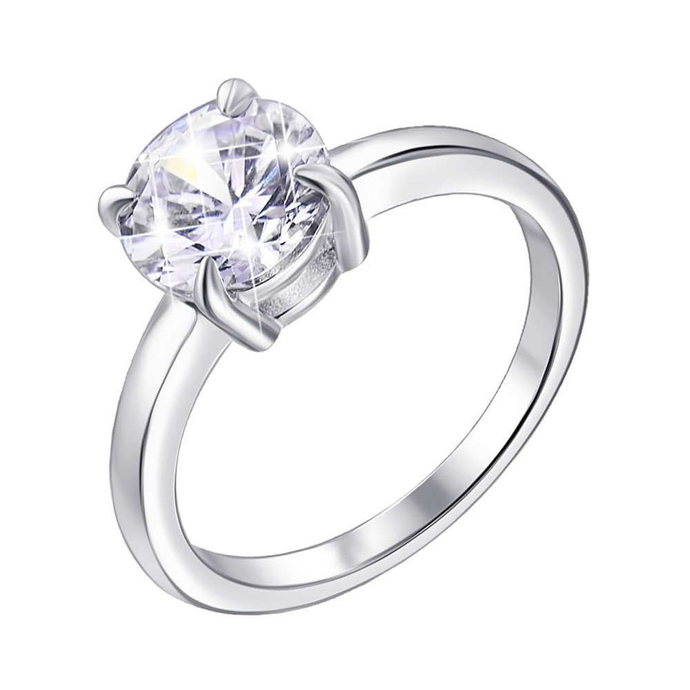 

Серебряное кольцо с фианитом 000140350 16 размера