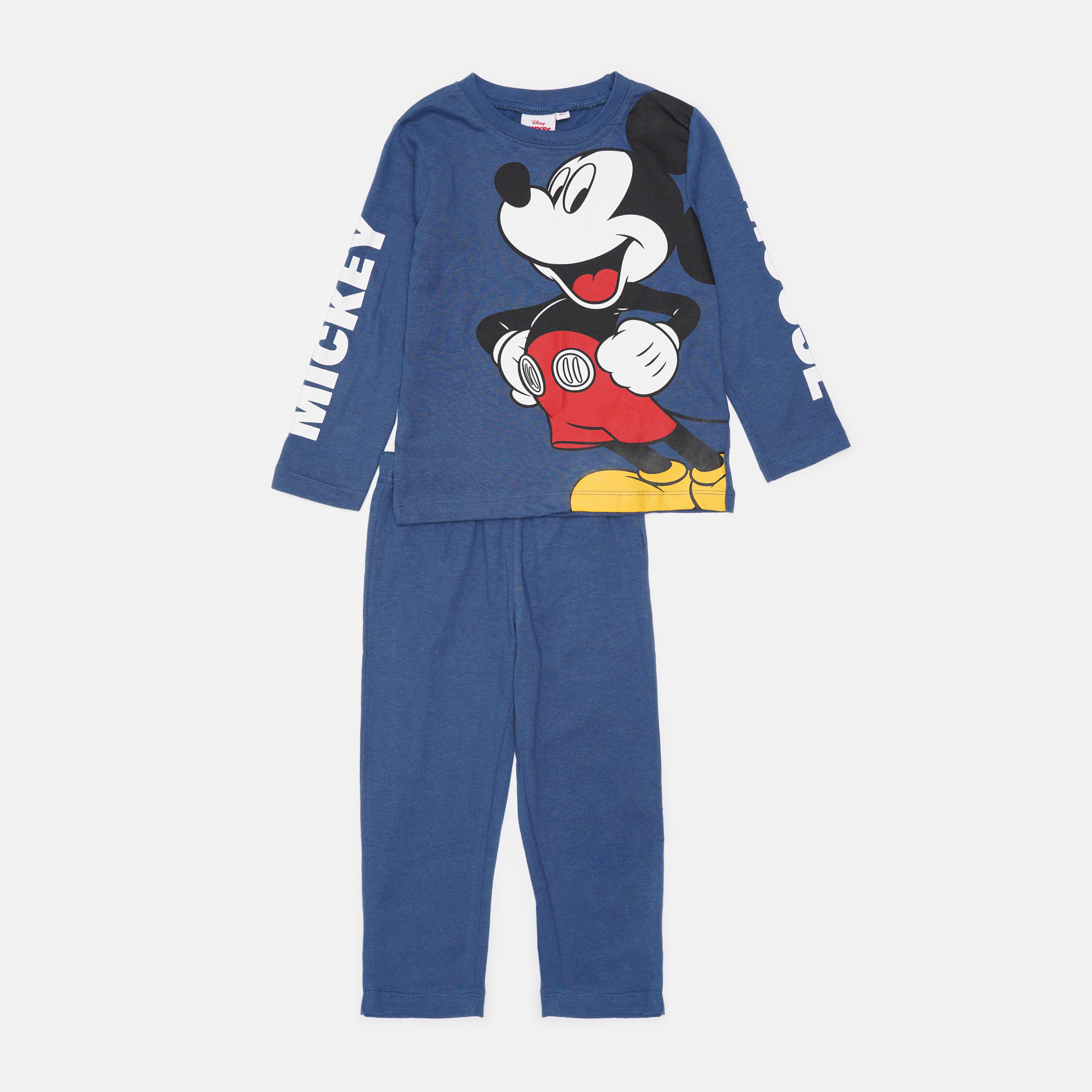 

Пижама (лонгслив + штаны) Disney Mickey HU2135 98-104 см Голубая (3609085287695)
