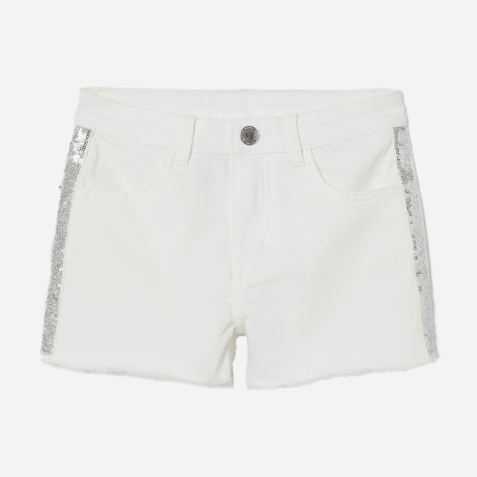 

Шорты H&M 060745392 140 см Белый/Серебристый