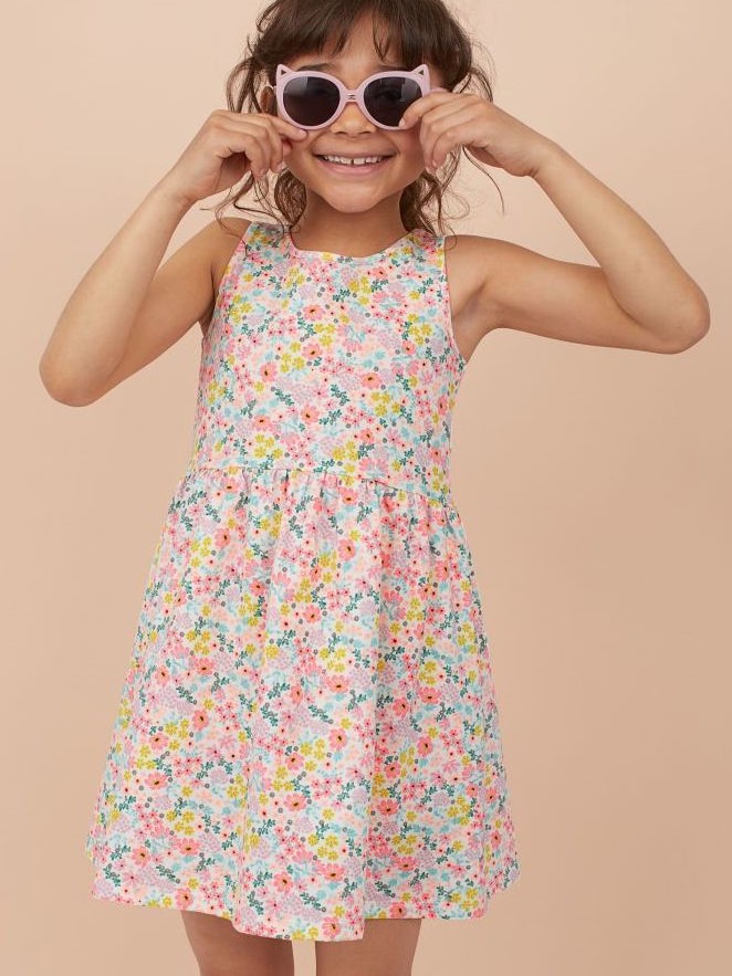 

Сарафан H&M 060739659 92 см Белый/Розовый