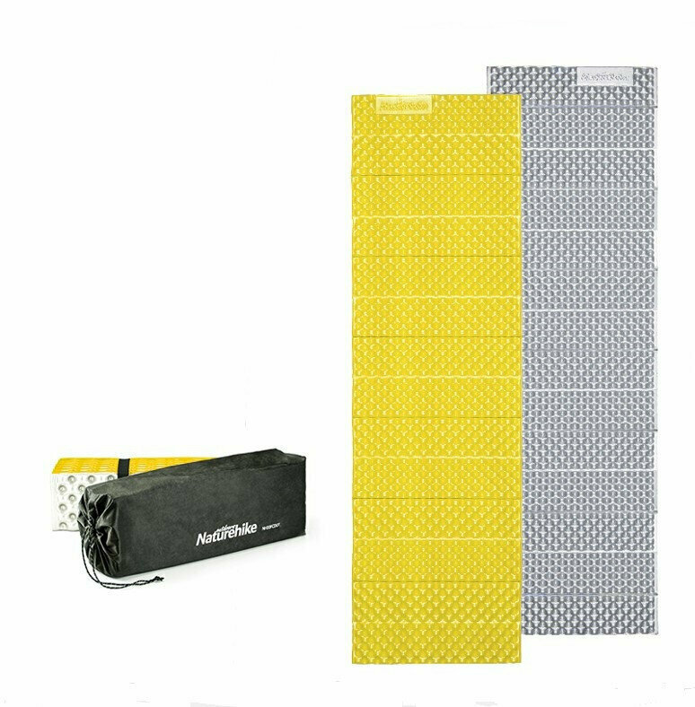 

Килимок складний IXPE NaturehikeThickened NH20FCD07, алюмінієва плівка, 25 мм, жовтий