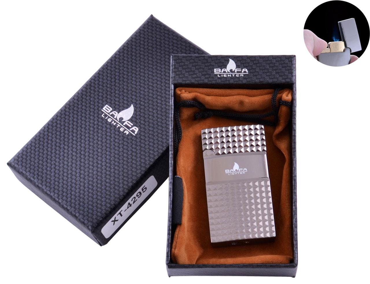 

Зажигалка в подарочной коробке BAOFA (Турбо пламя) №4295 Black