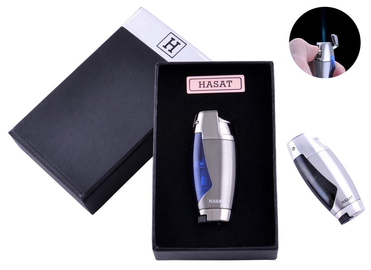 

Зажигалка в подарочной коробке HASAT (Острое пламя) №4309 Black
