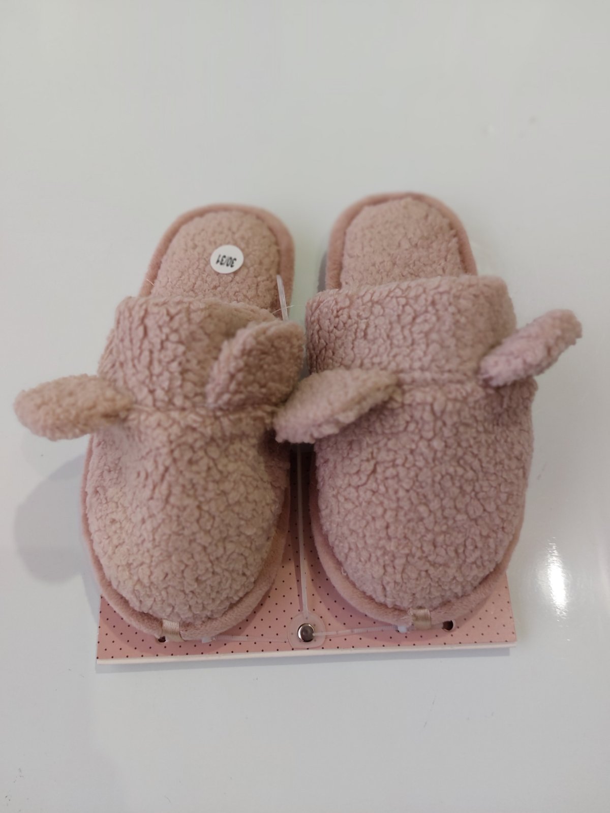 

Капці домашні дитячі HS хутрянi TEDDI TWINS 6257 30-31 pink (4963681)