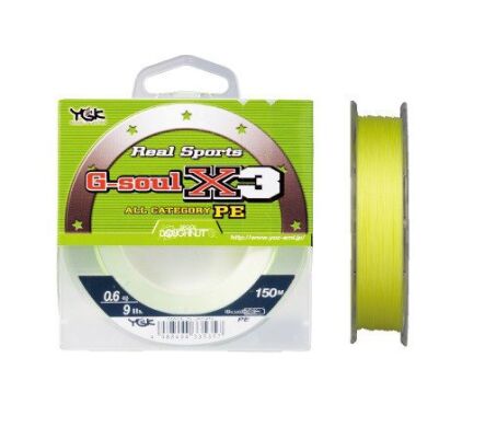 

Шнур YGK G-soul X3 150м #0.7/0.138мм 11.5lb/ 5.2кг