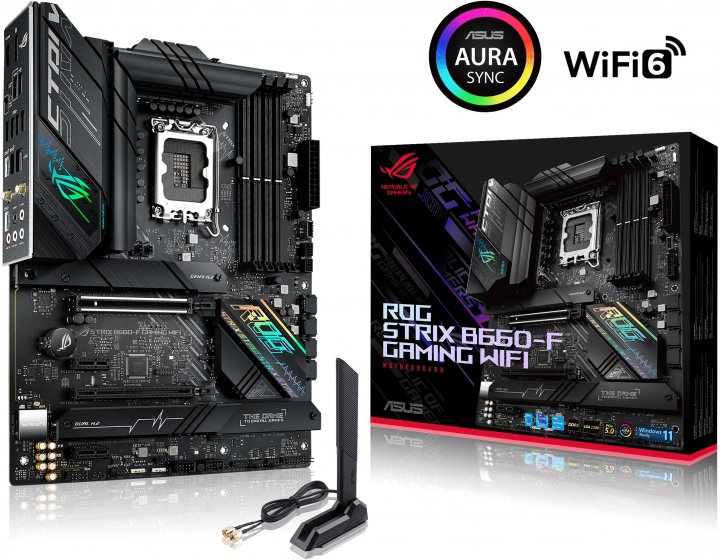 

Материнська плата ASUS ROG STRIX B660-F GAMING WIFI