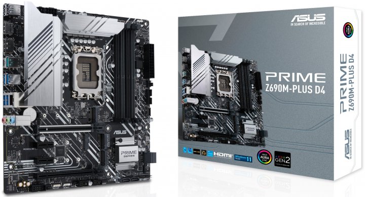 

Материнська плата ASUS PRIME Z690M-PLUS D4