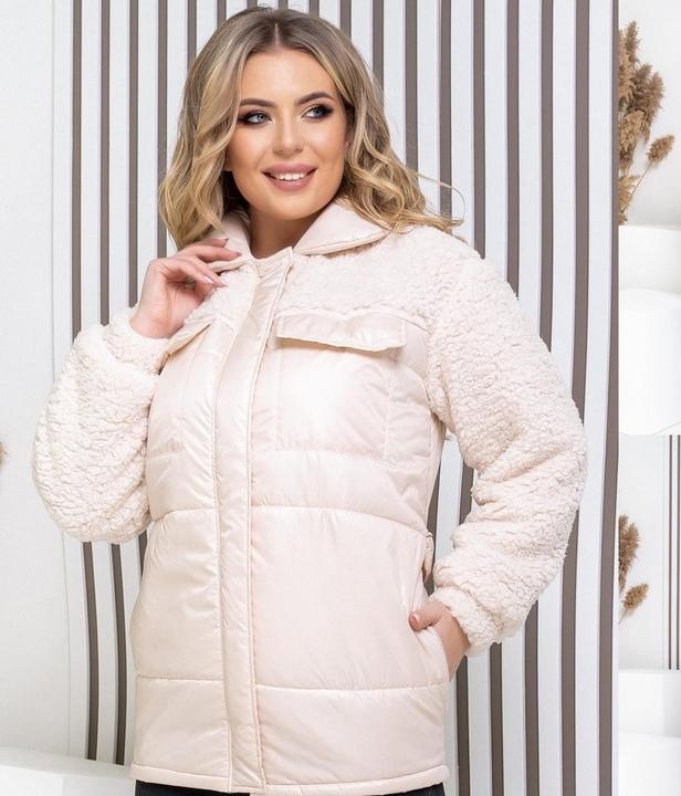 

Куртка G&M k-76640 - Размер цвет светло-бежевый, Куртка G&M k-76640 54-56 Размер цвет светло-бежевый